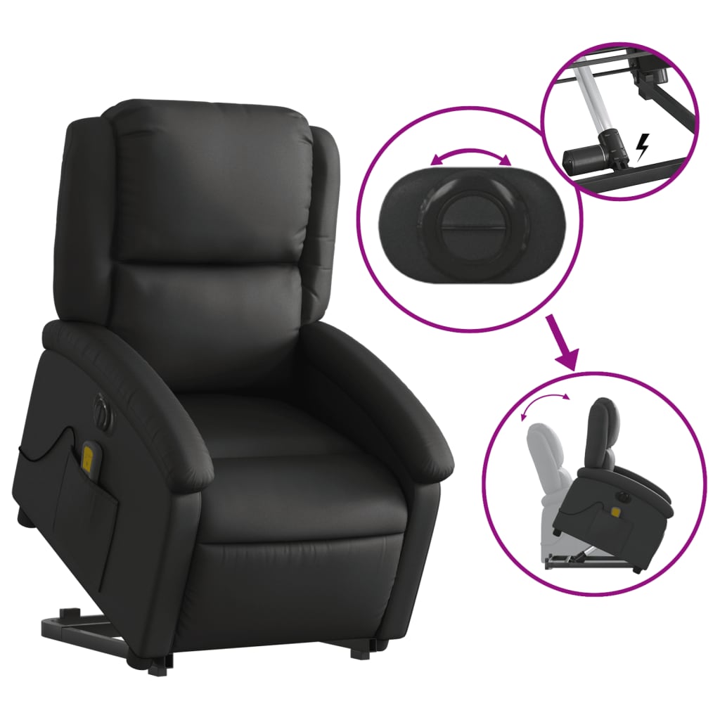 Fauteuil Relax Électrique Cuir