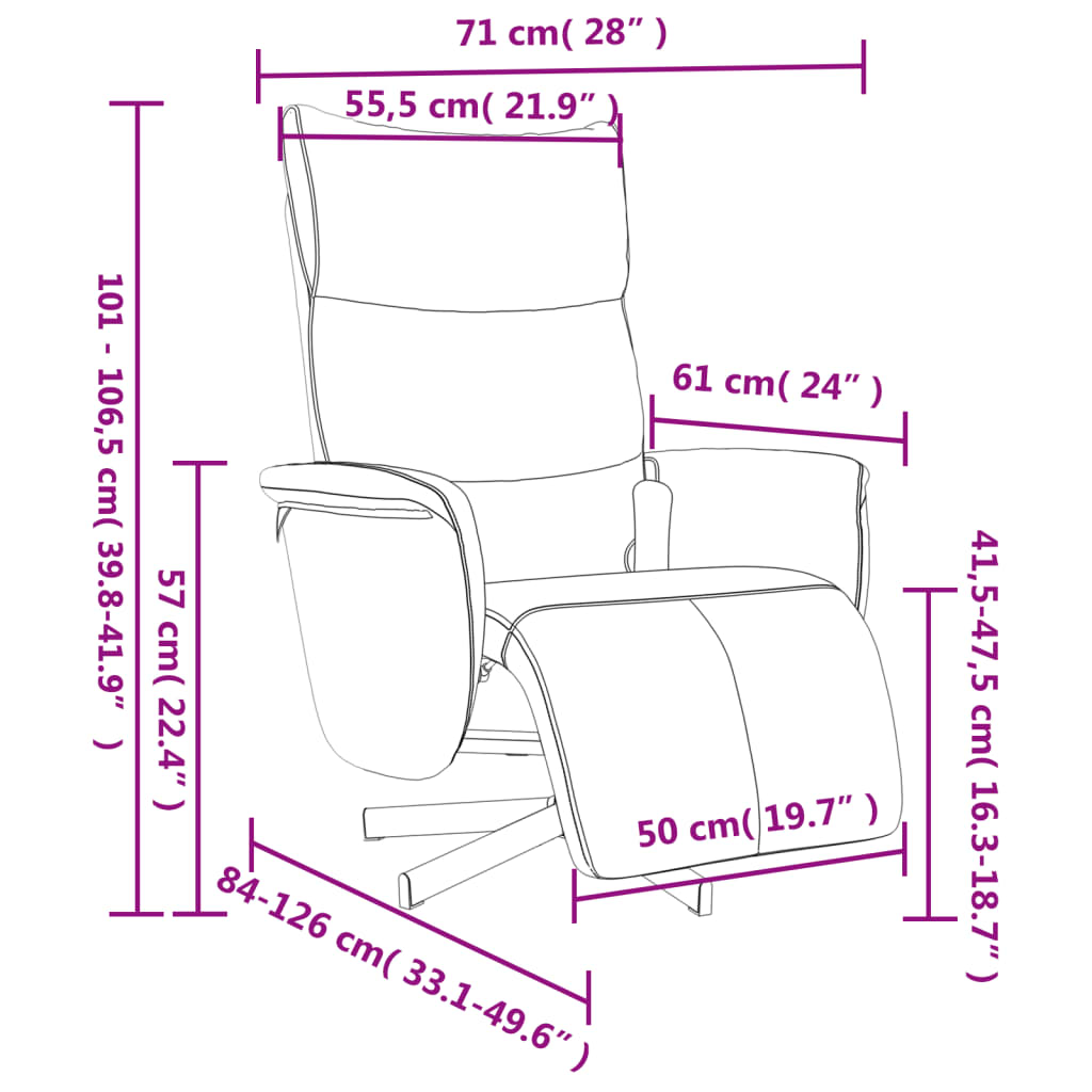 Fauteuil Massant Cappuccino