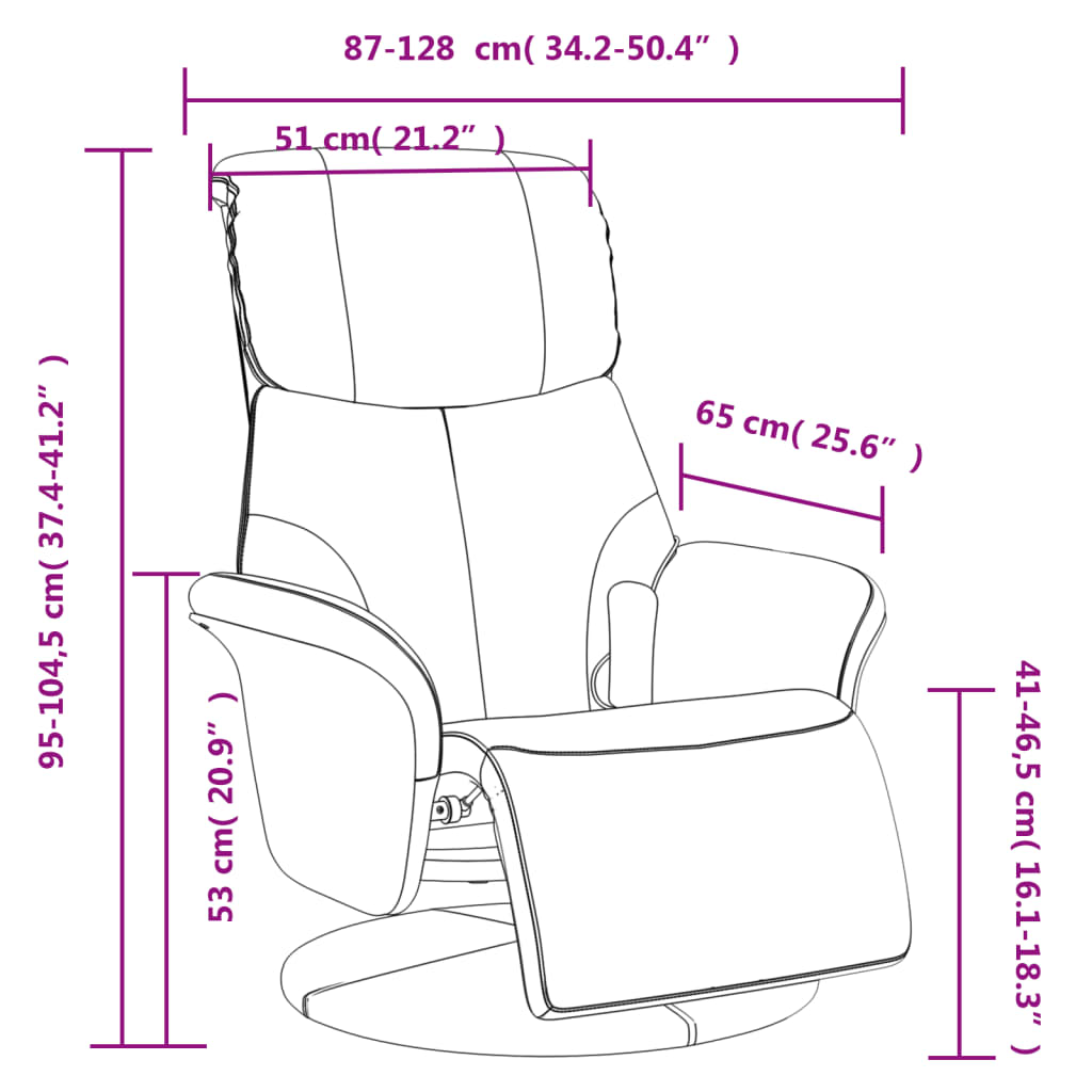 Fauteuil Relax Design Gris