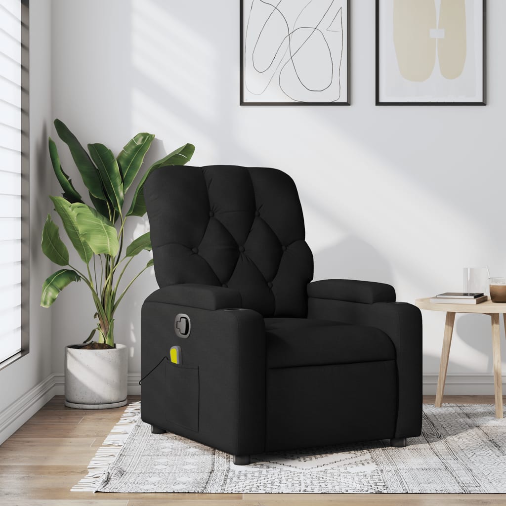 Fauteuil Massant Noir Moderne