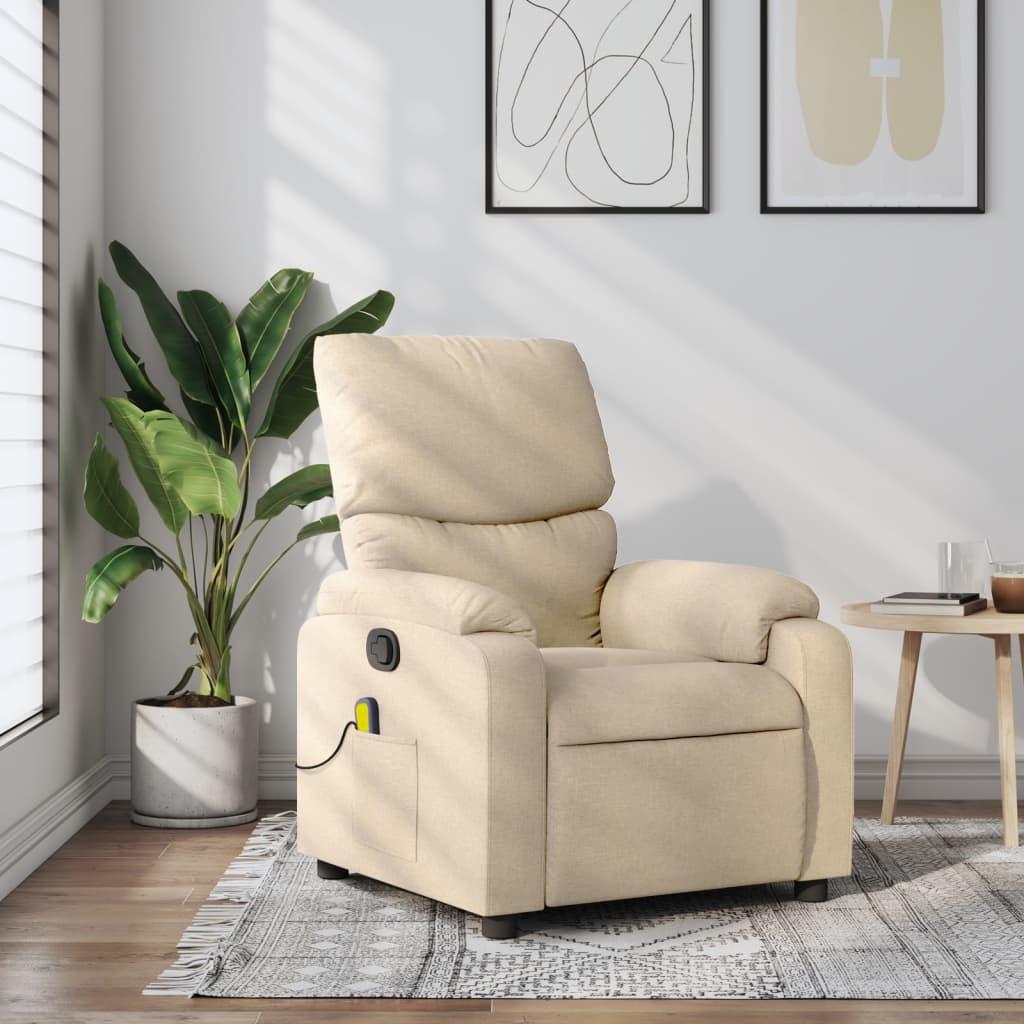 Fauteuil Massant Crème