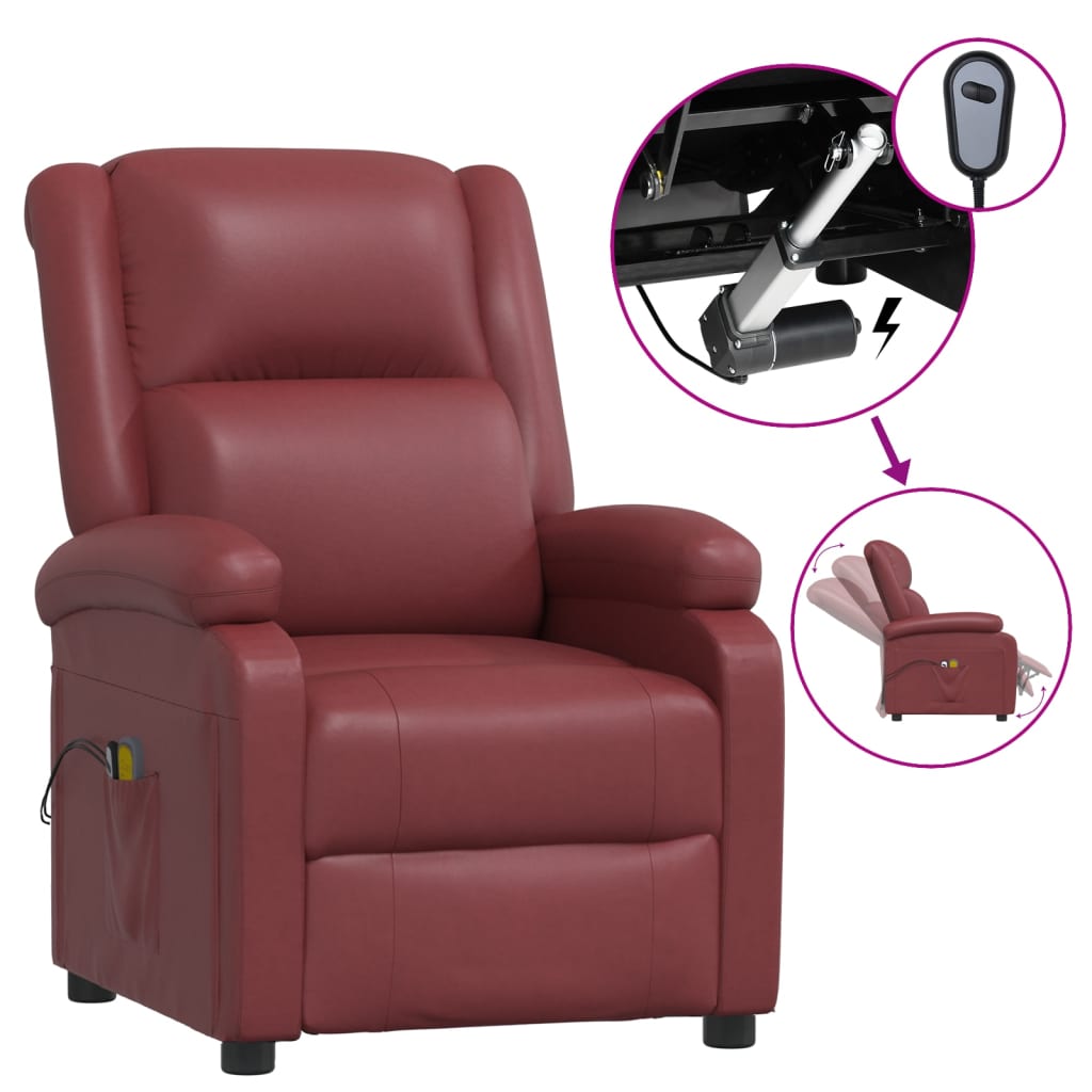 Fauteuil Relax Massant Cuir