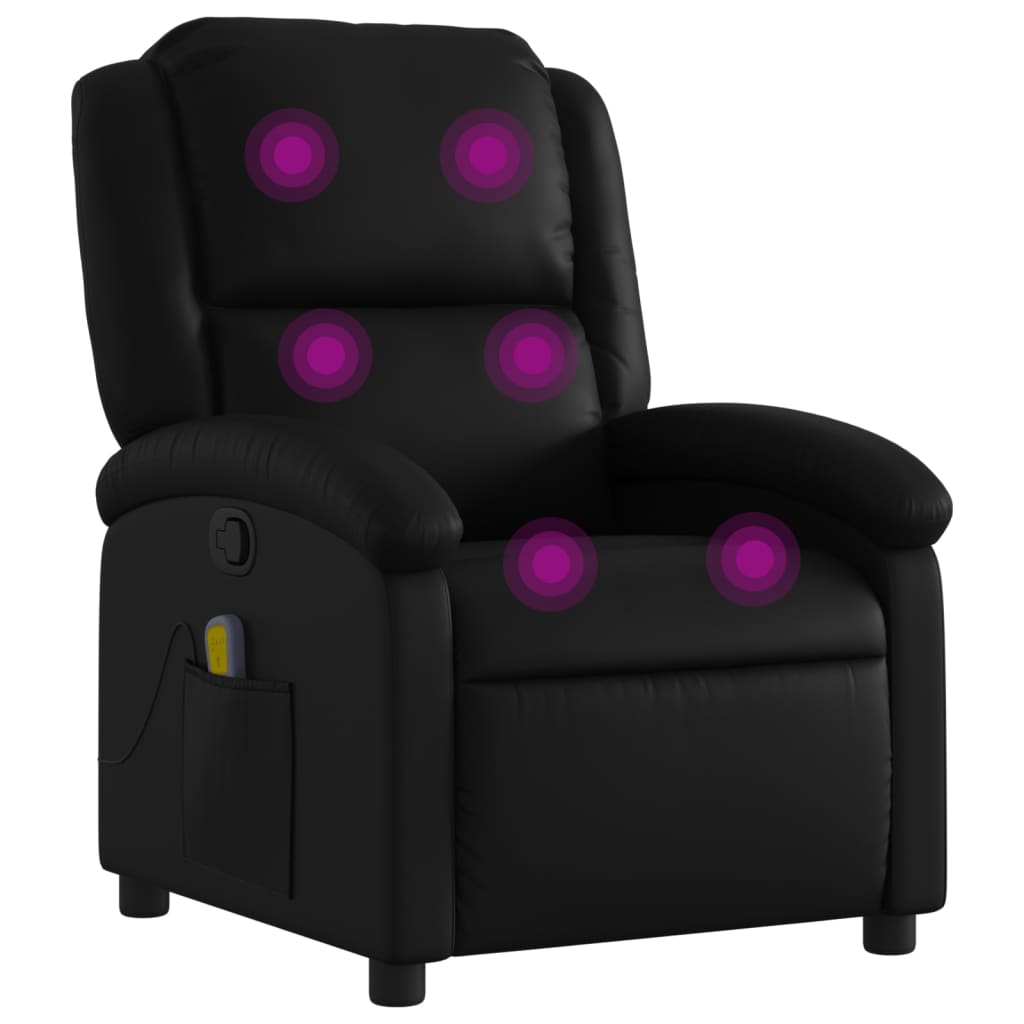 Fauteuil Massant Noir Profond