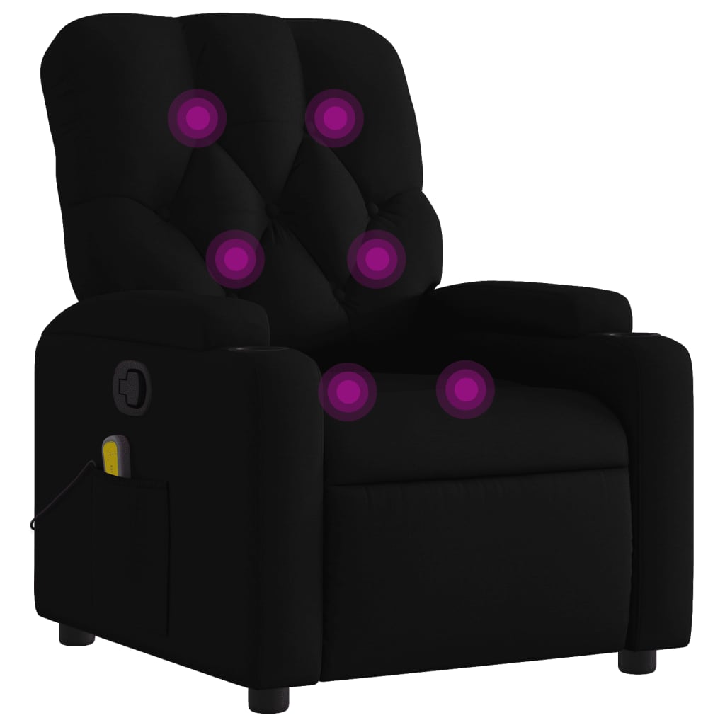 Fauteuil Massant Noir Moderne