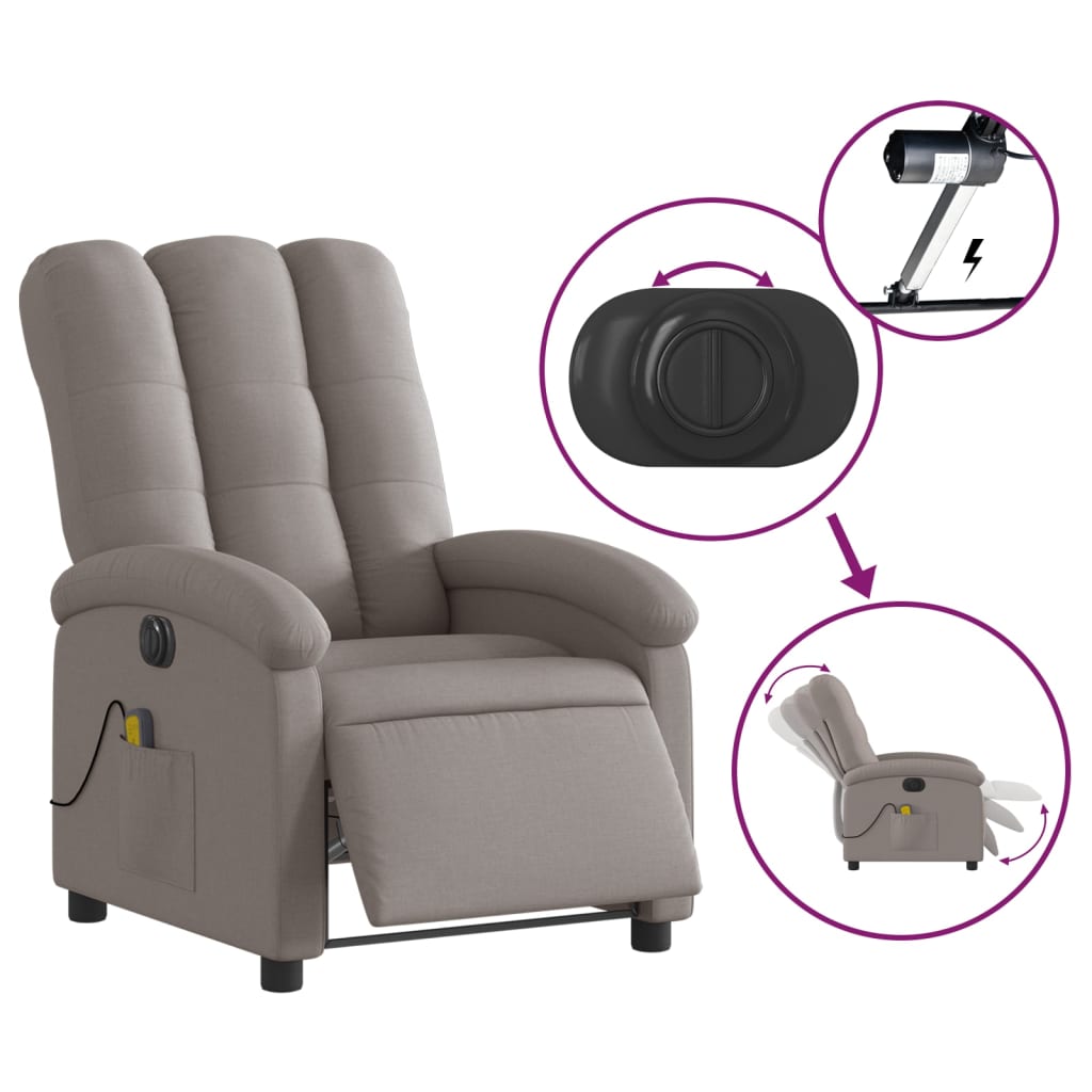 Fauteuil Relax Taupe