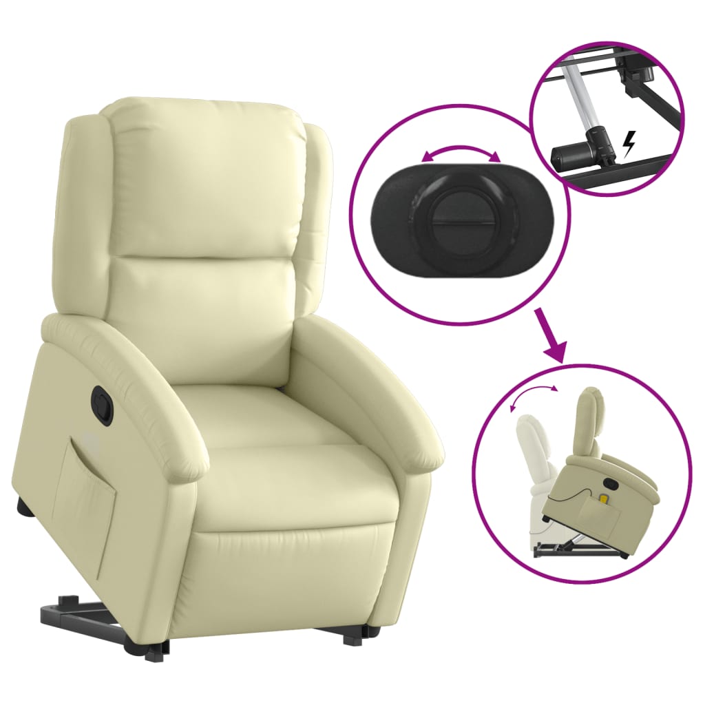 Fauteuil Relax Cuir Doux