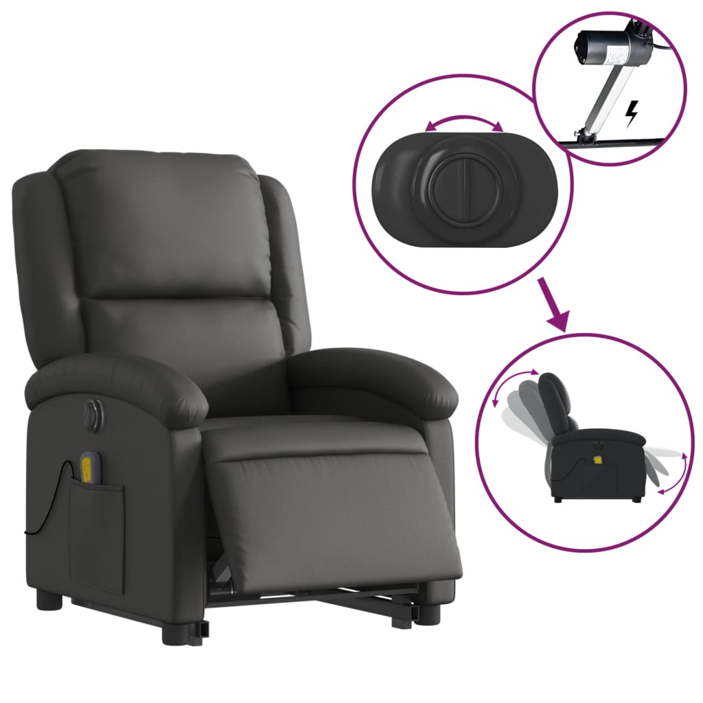 Fauteuil Relax Électrique Cuir