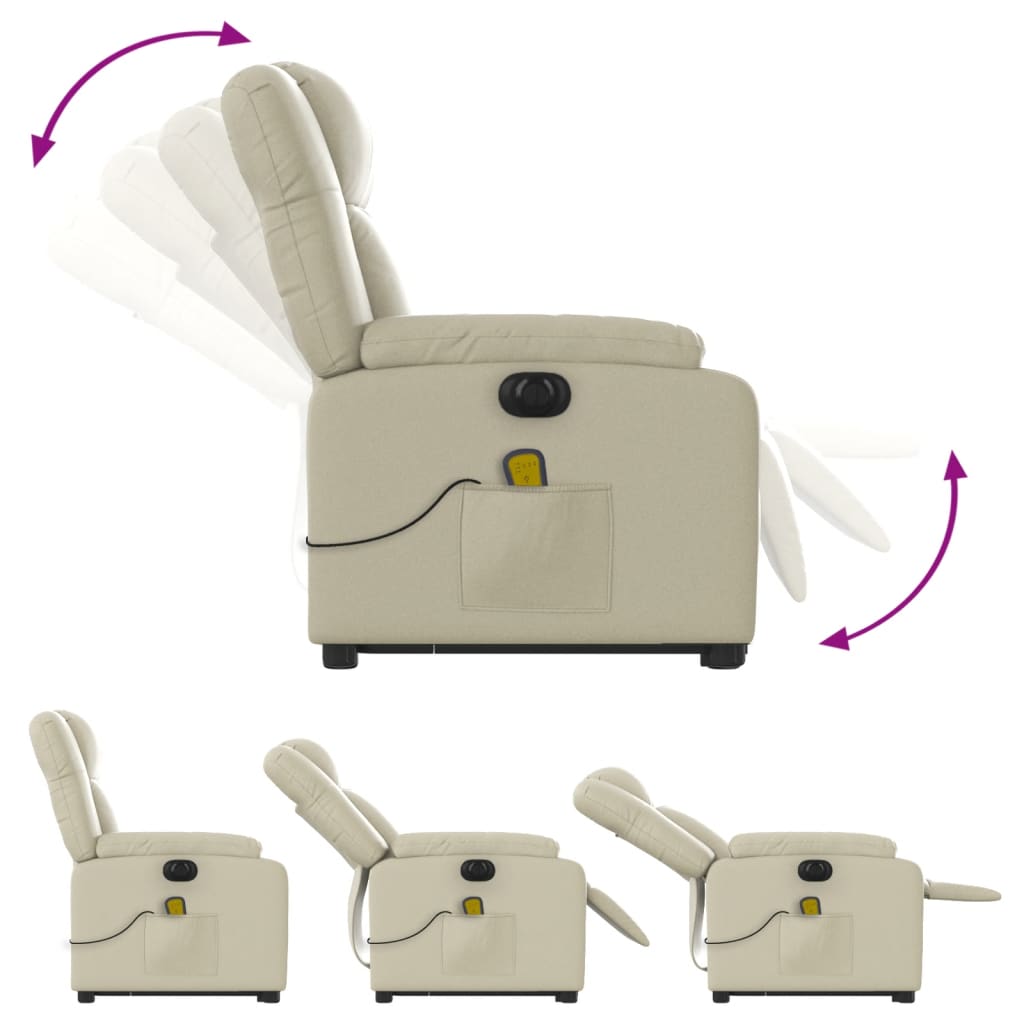 Fauteuil Massant Cuir Électrique