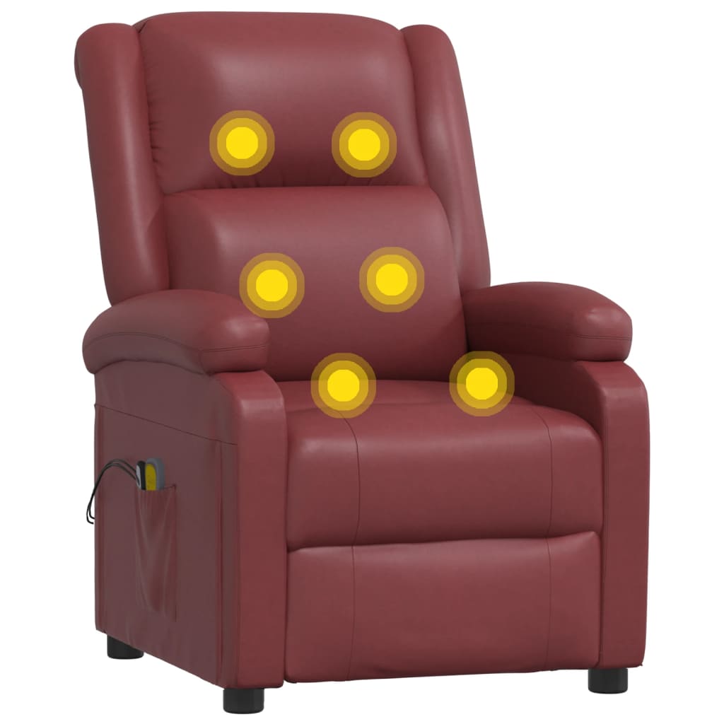 Fauteuil Relax Massant Cuir
