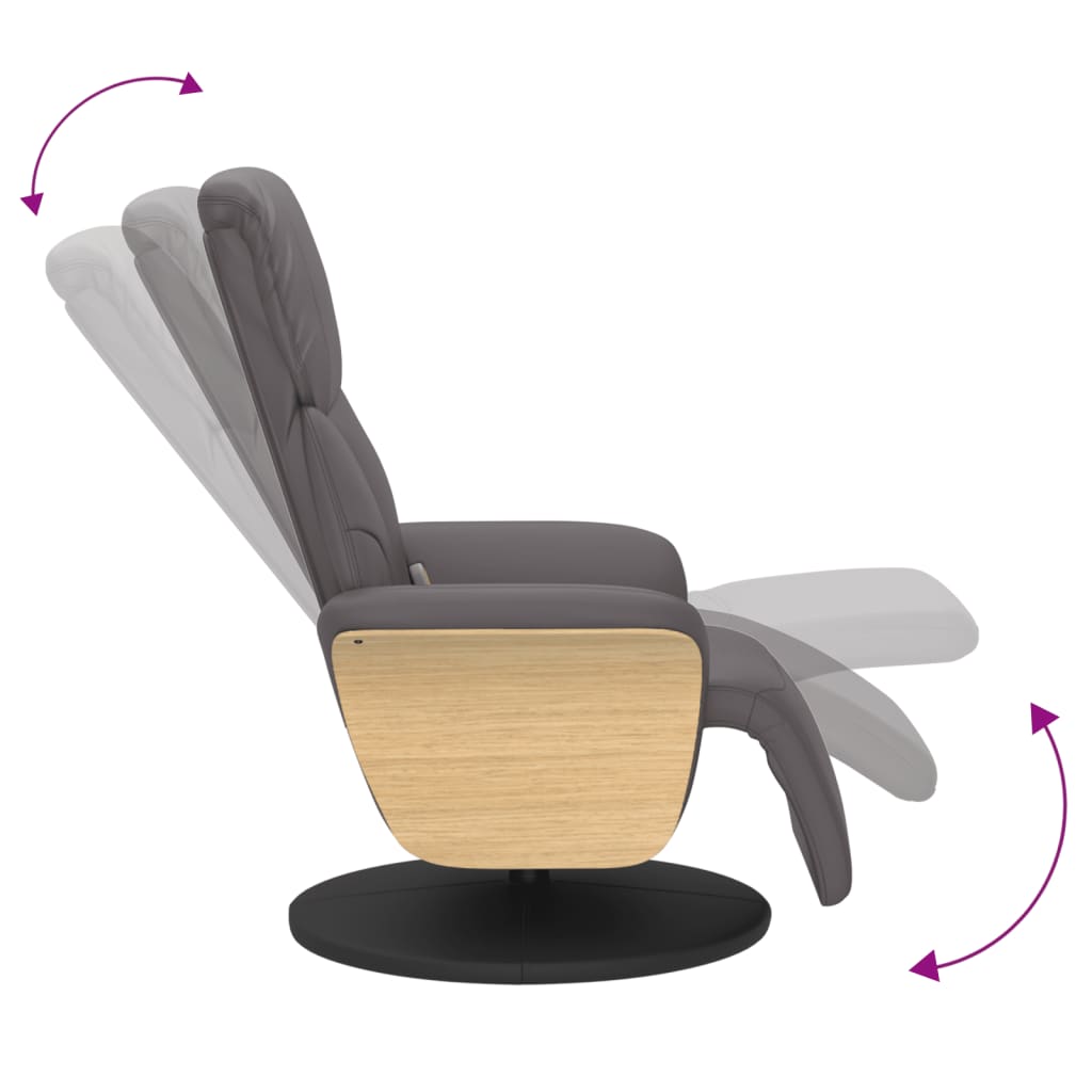 Fauteuil Relax Design Gris