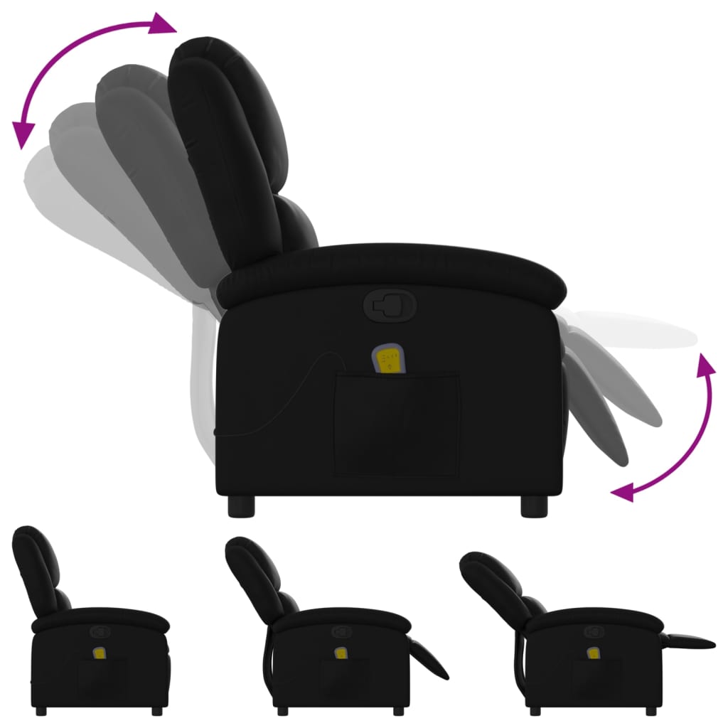 Fauteuil Massant Noir Profond