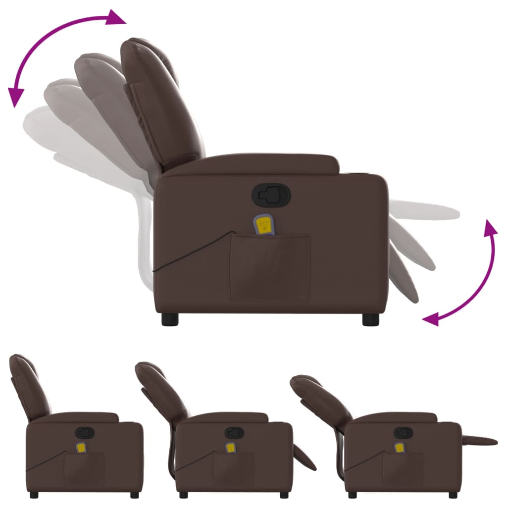 Fauteuil Relax Cuir Manuel