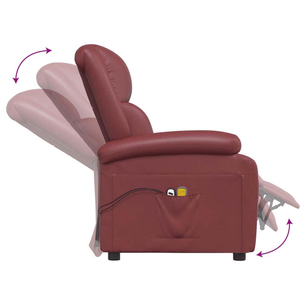 Fauteuil Relax Massant Cuir