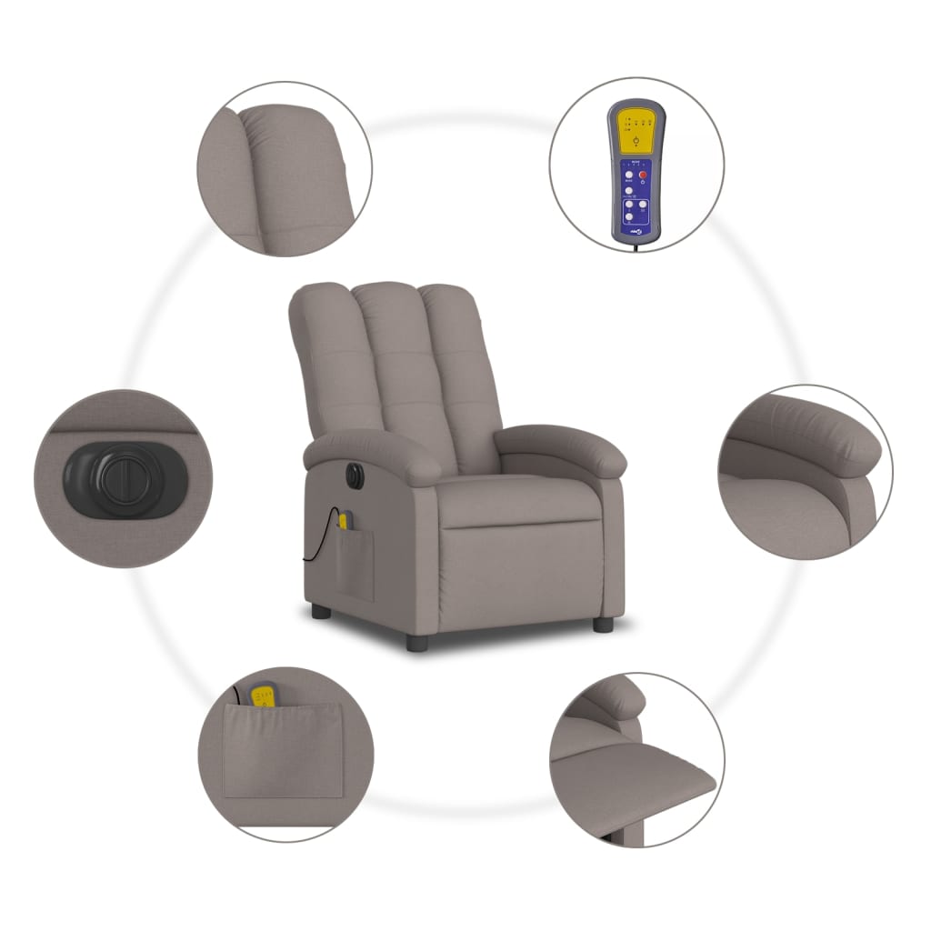Fauteuil Relax Taupe