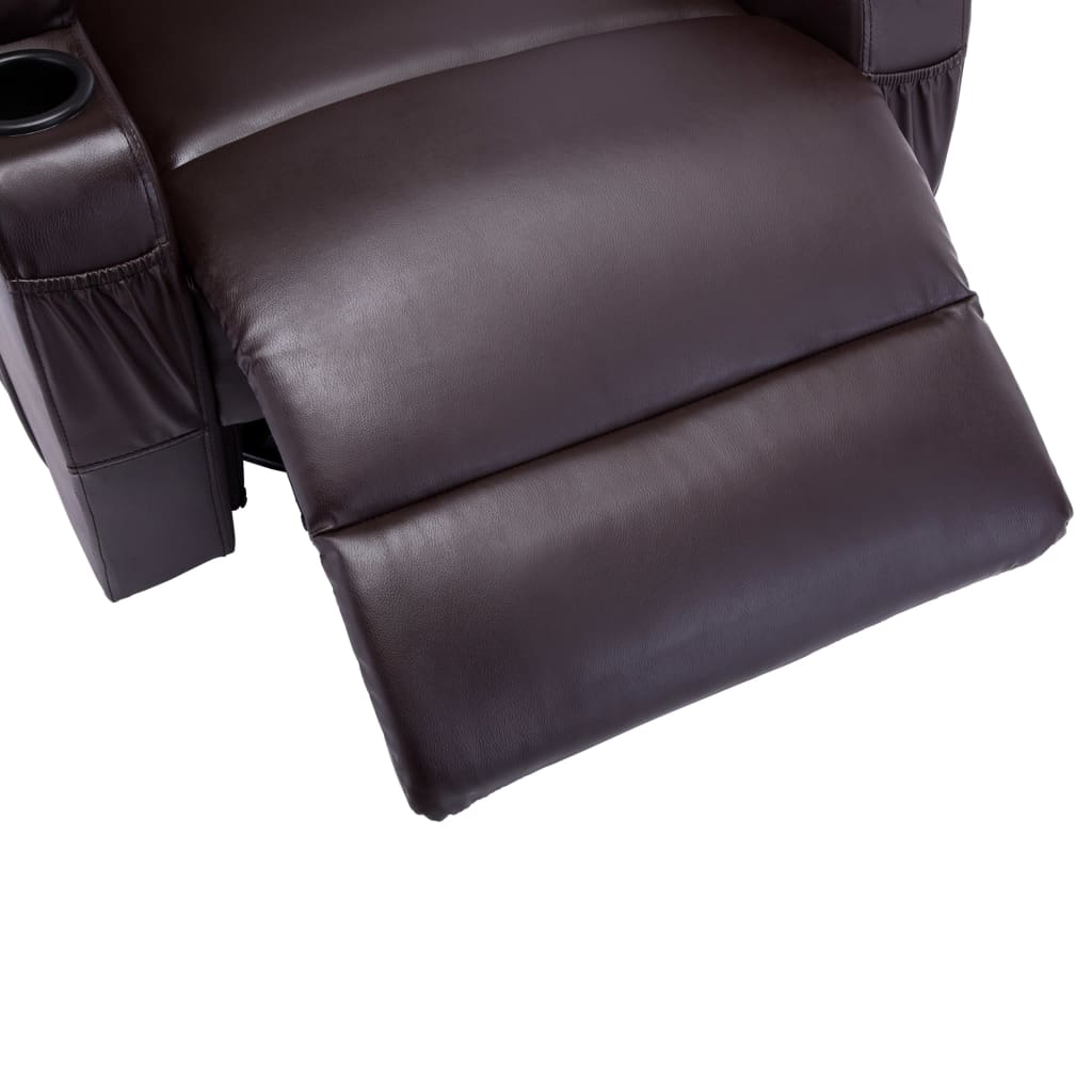 Fauteuil Massant Chauffant Cuir