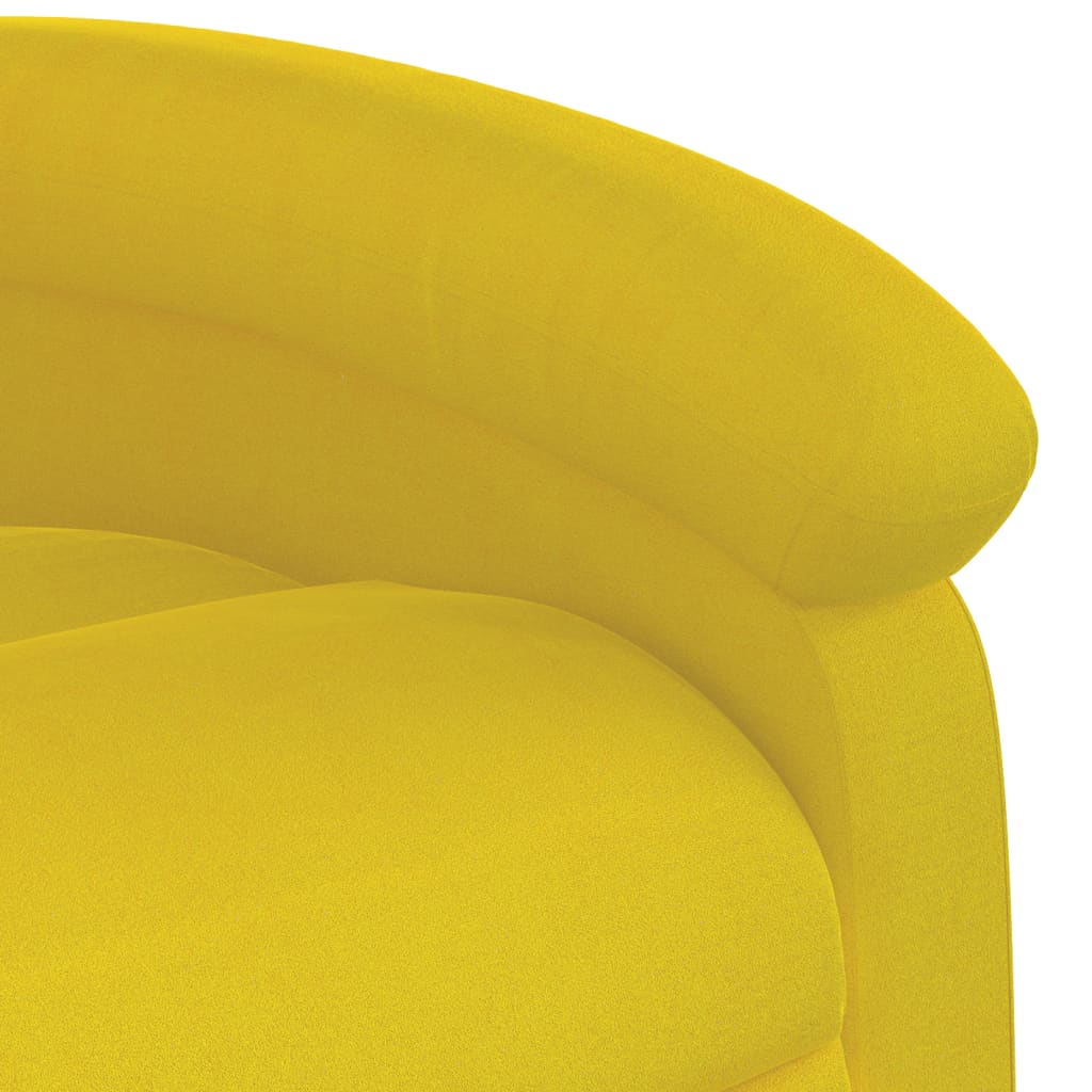 Fauteuil Relax Jaune Moutarde