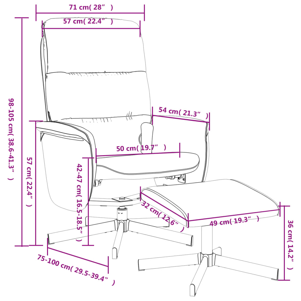 Fauteuil Relax Manuel Pivotant