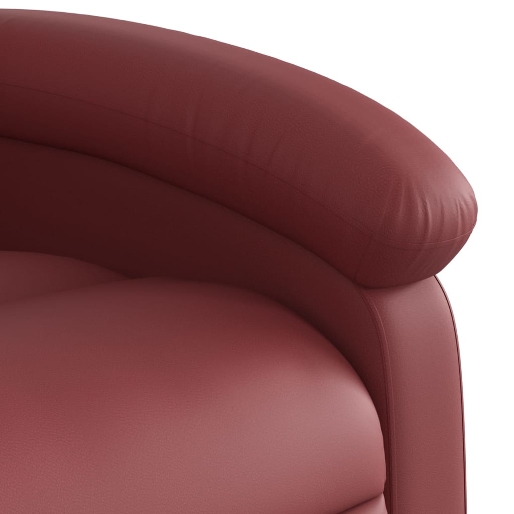 Fauteuil Relax Manuel Rouge Releveur