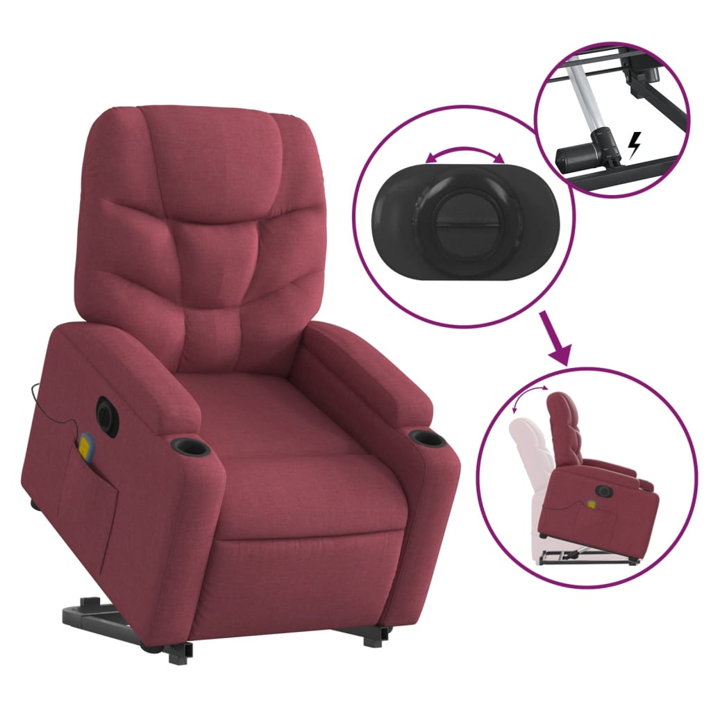 Fauteuil Relax Couleur Bordeaux