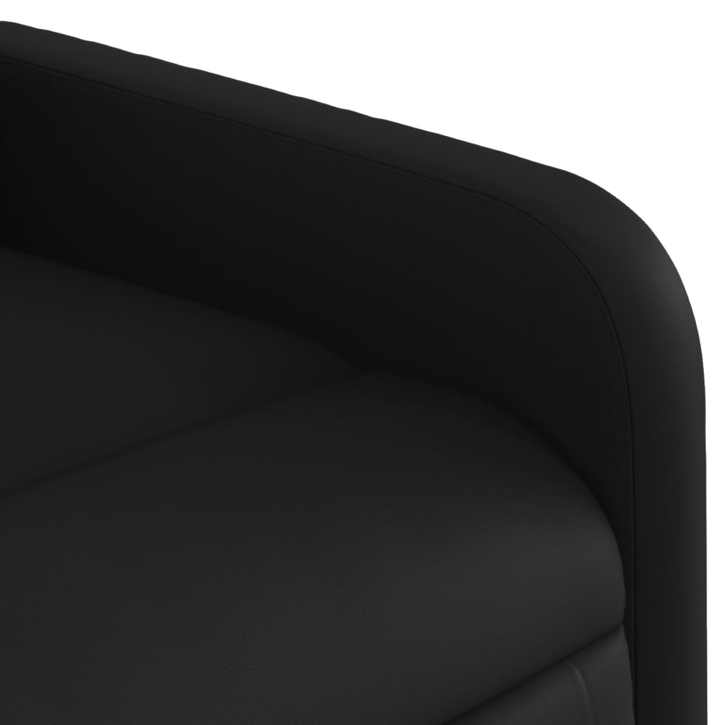 Fauteuil Relax Simili-Cuir Noir