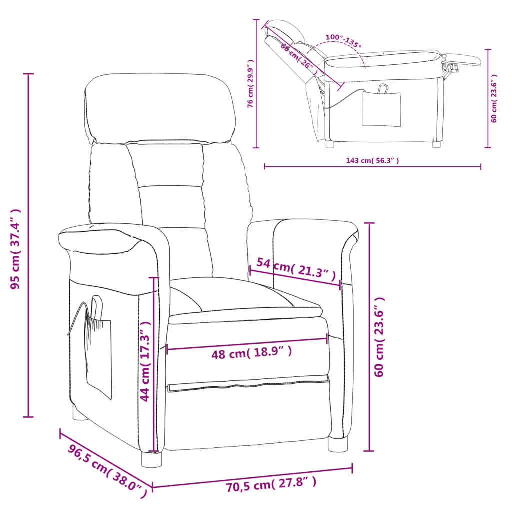 Fauteuil Massant Intégral