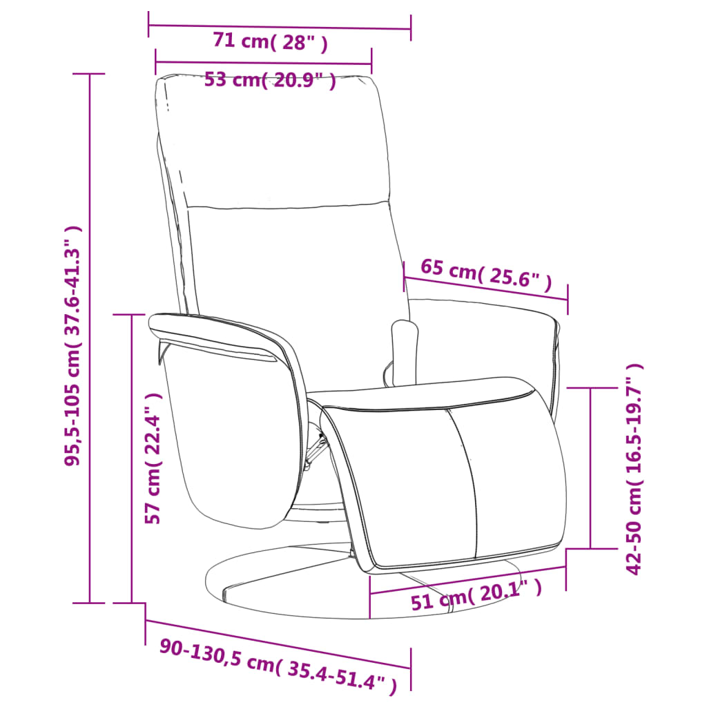 Fauteuil Relax Pied Rond