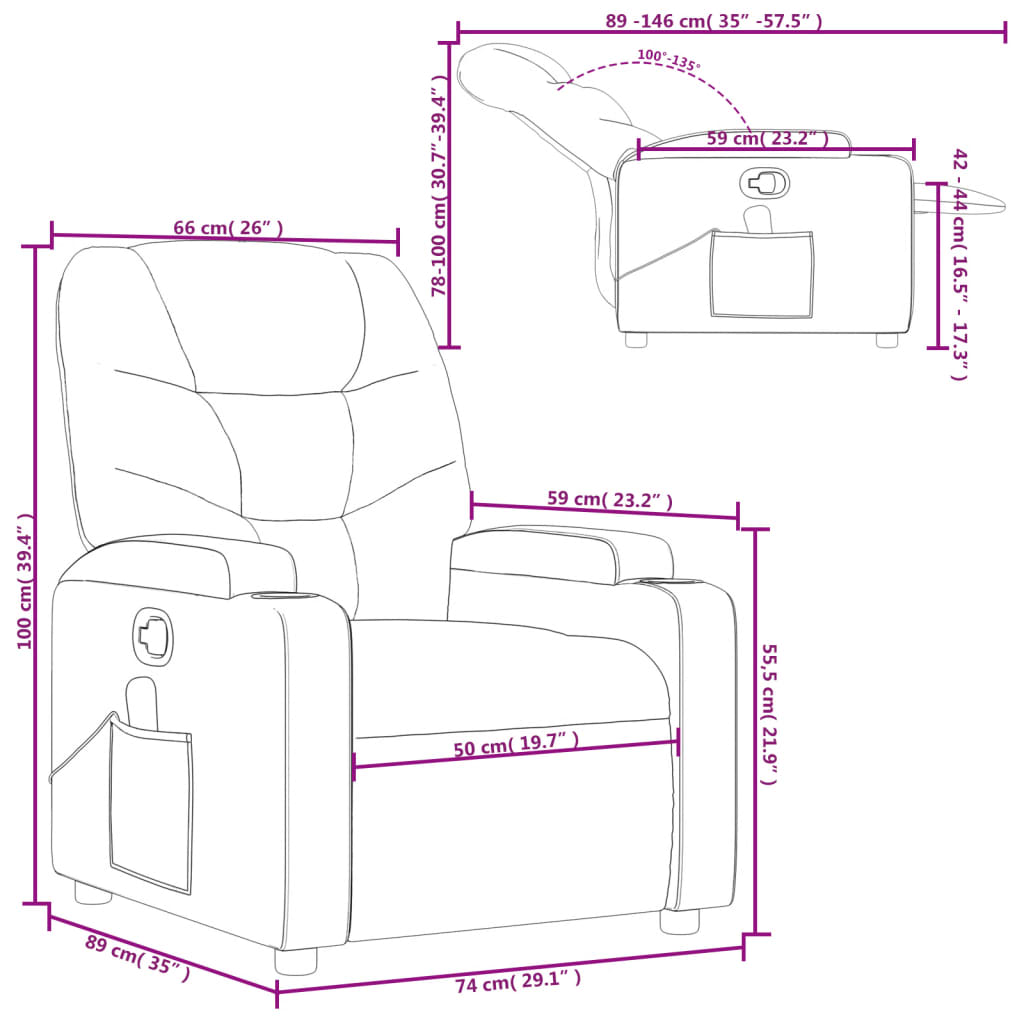 Fauteuil Relaxation Manuel