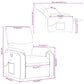 Fauteuil Relax Manuel En Tissu