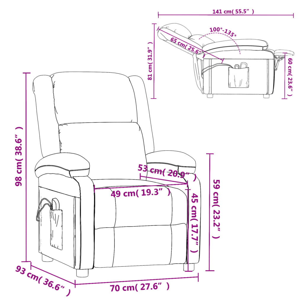 Fauteuil Relaxation Massant