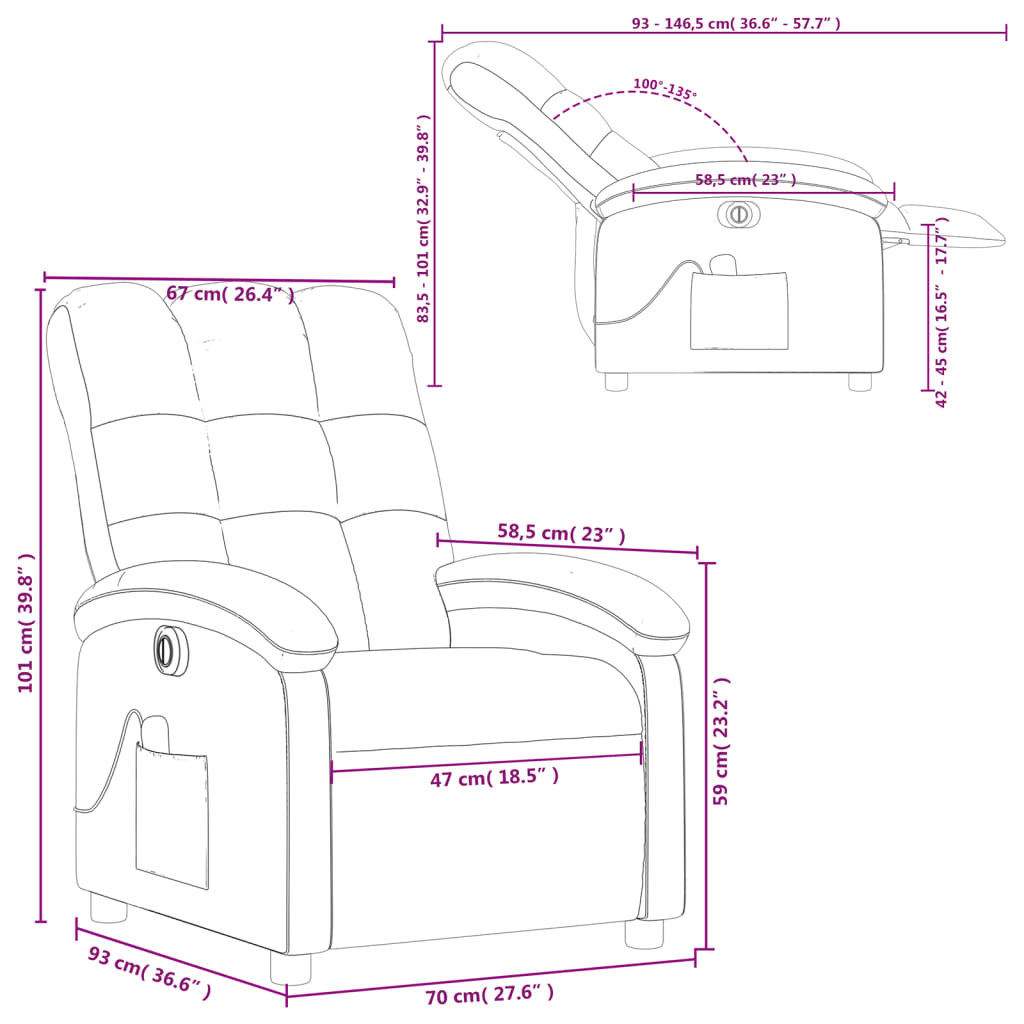 Fauteuil Massant Avec Repose Pied