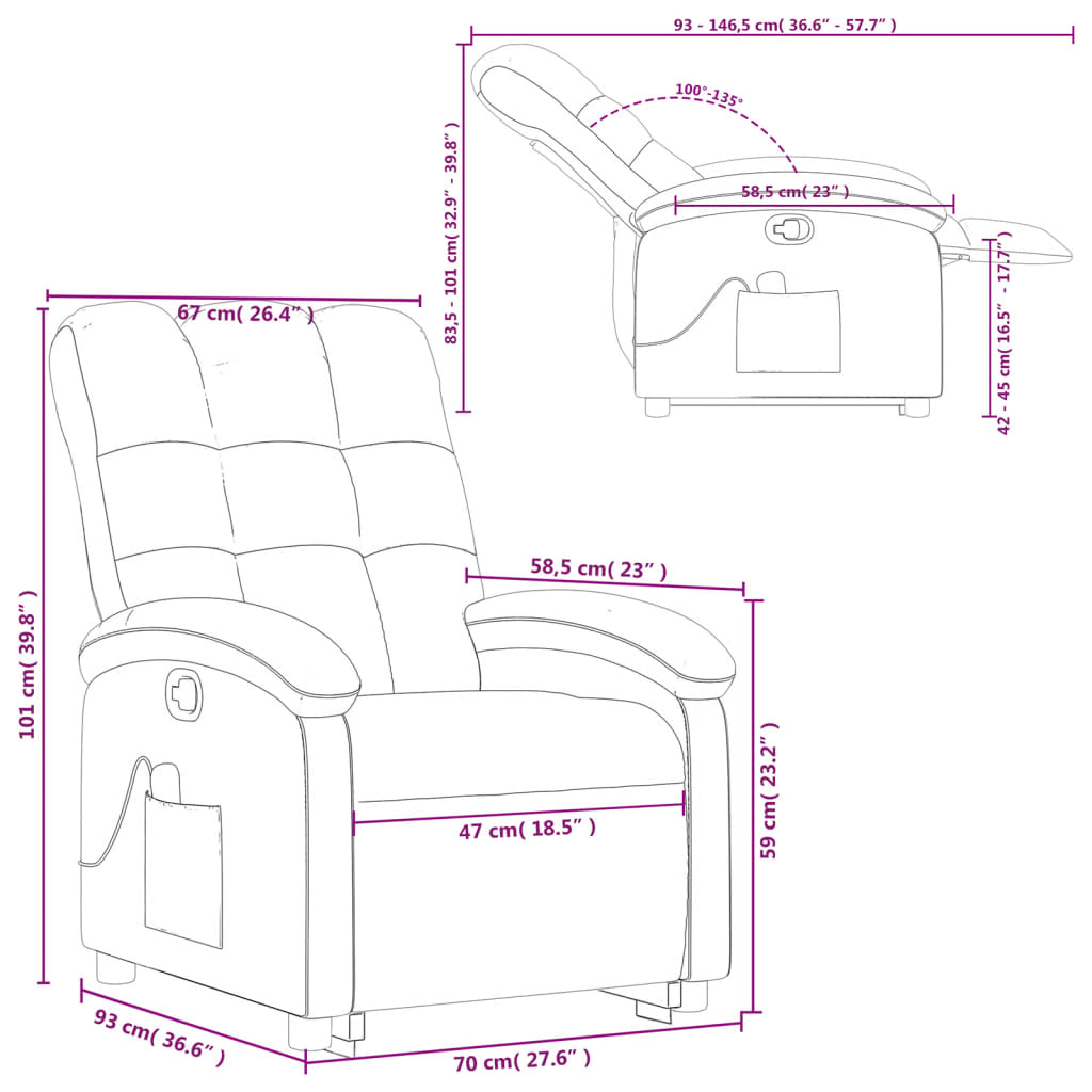 Fauteuil Relax Réglable