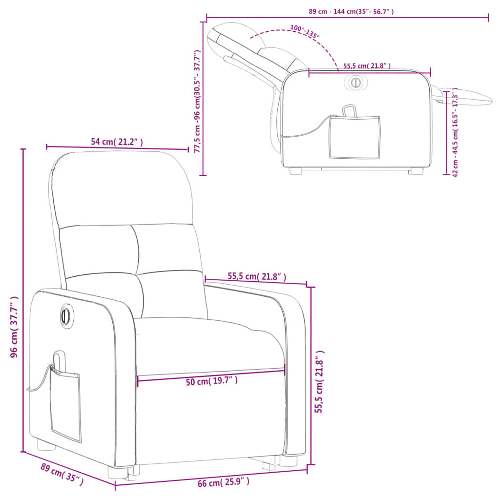 Fauteuil Tissu Relax