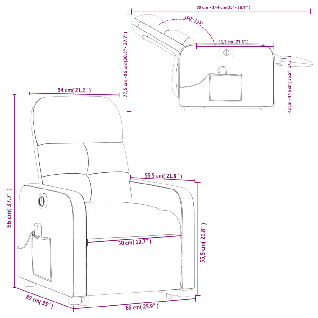 Fauteuil Relax Salon Électrique