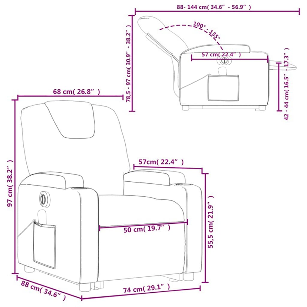 Fauteuil Relax Cuir