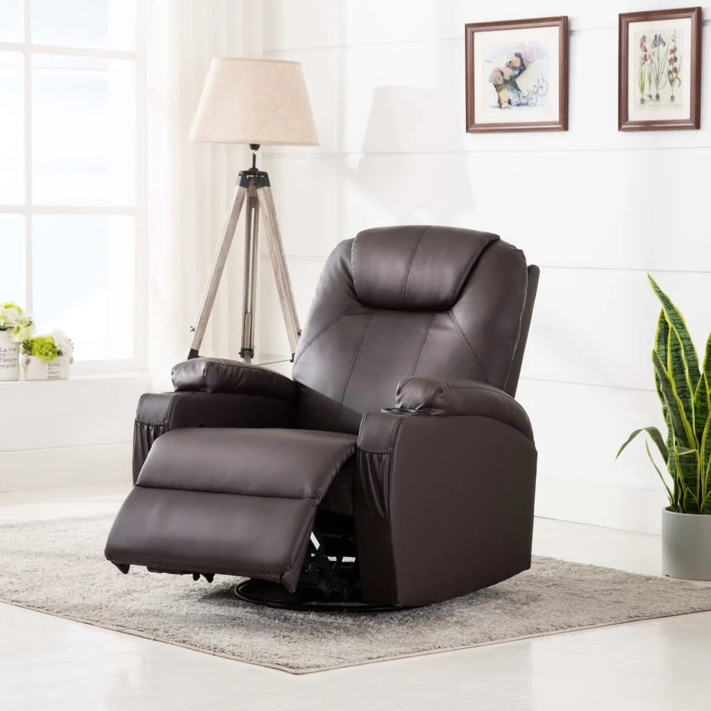 Fauteuil Massant Chauffant Cuir