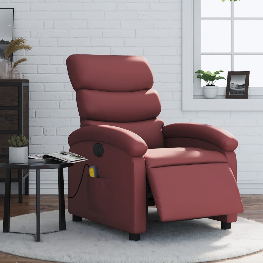 Fauteuil Relax Cuir Repose Pied