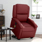 Fauteuil Relax Manuel Rouge Releveur