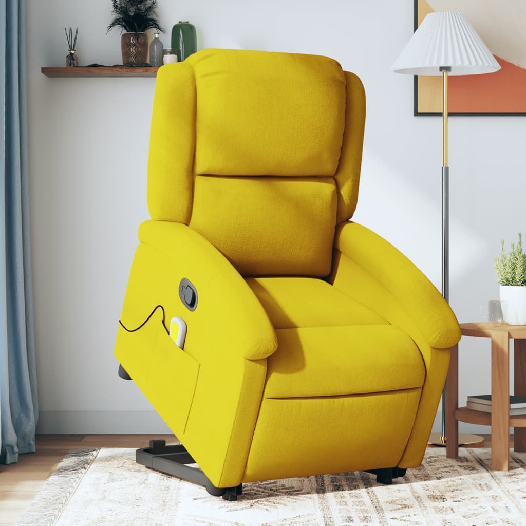 Fauteuil Relax Jaune Moutarde