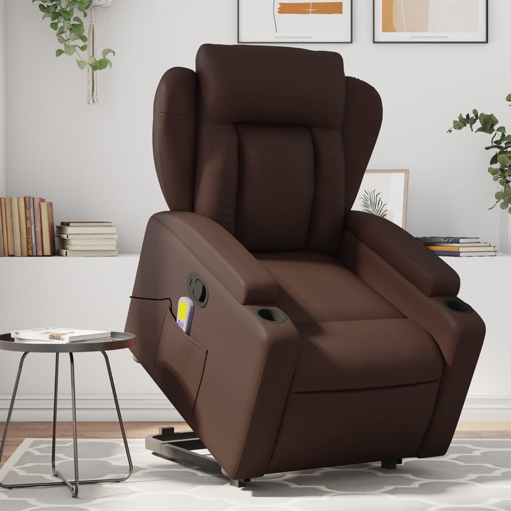 Fauteuil Relax Marron Vieilli