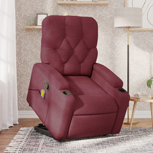 Fauteuil Relax Électrique Rouge