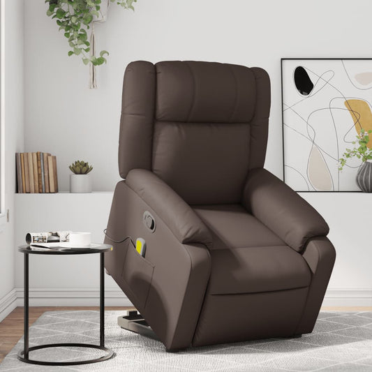 Fauteuil Relax Cuir Marron