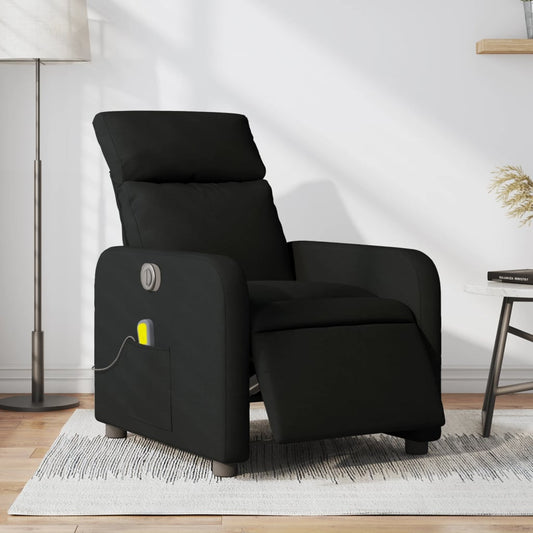 Fauteuil Relax Tissu Noir