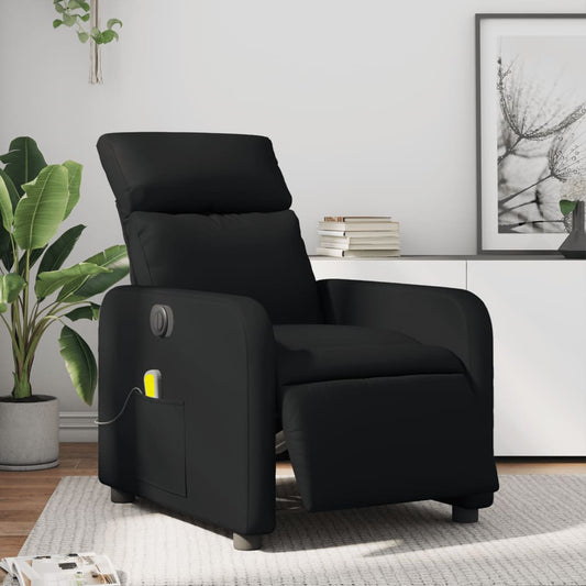 Fauteuil Relax Simili-Cuir Noir