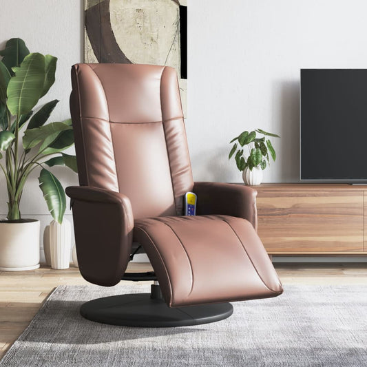 Fauteuil Relaxation Cuir Marron