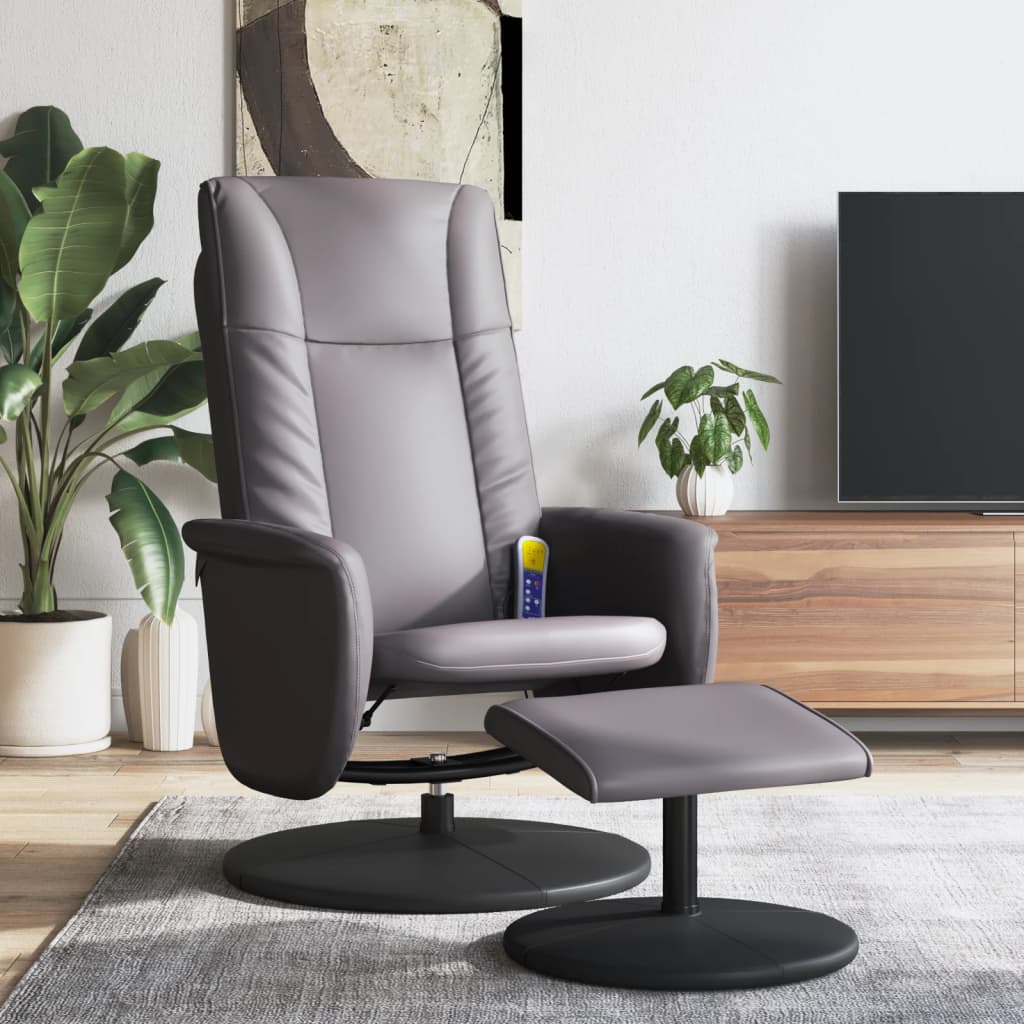 Fauteuil Relaxation Avec Repose Pieds En Cuir