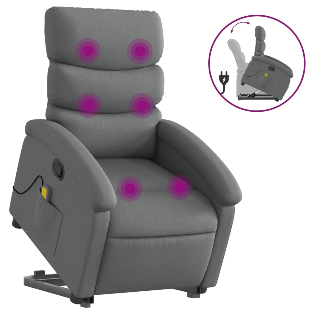 Fauteuil Relax Gris Électrique