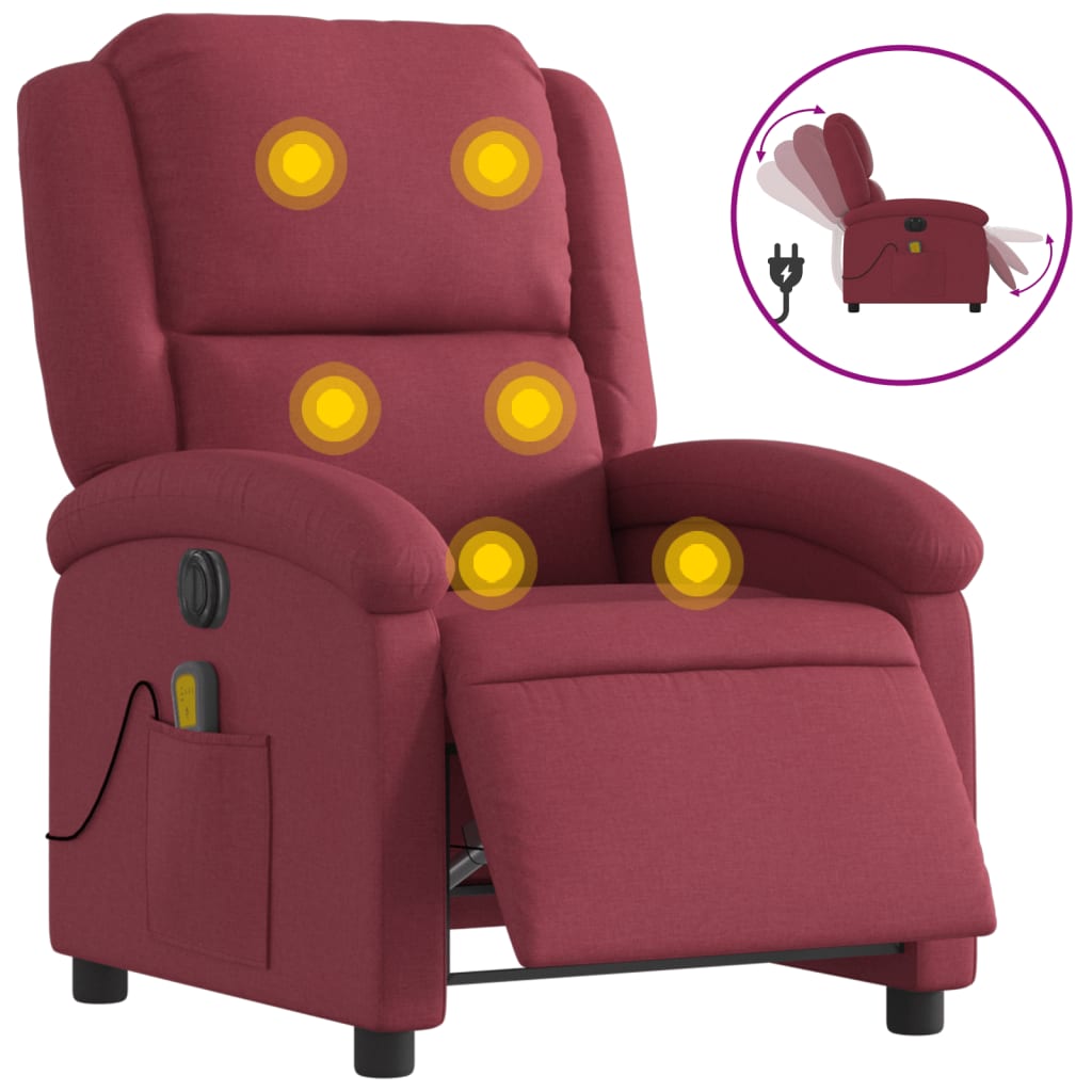 Fauteuil Massant Rouge