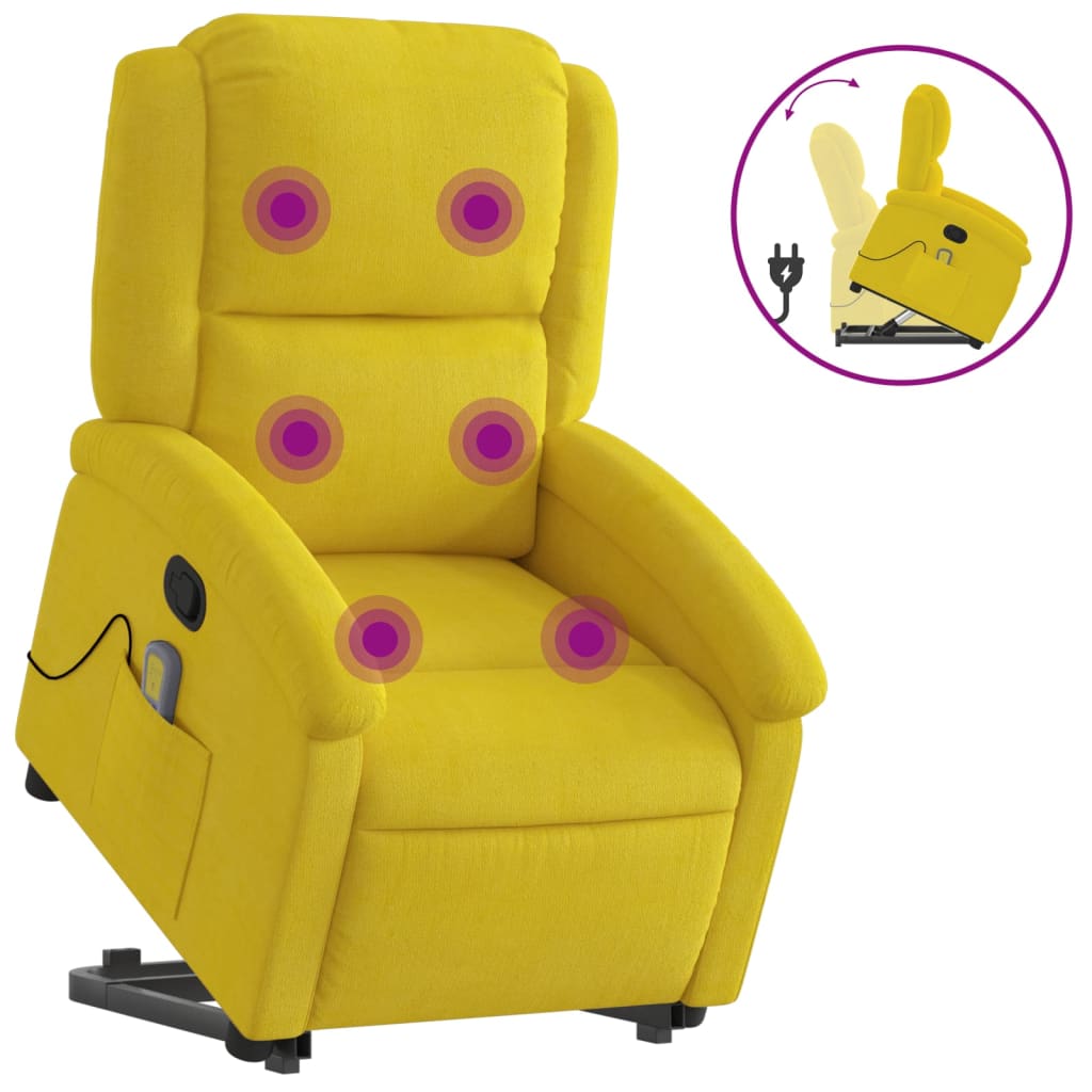 Fauteuil Relax Jaune Moutarde