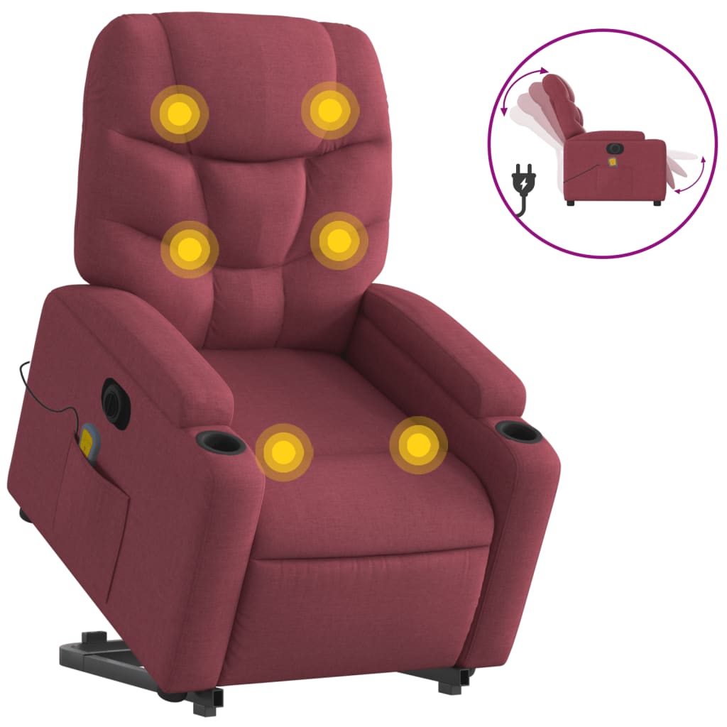 Fauteuil Relax Couleur Bordeaux