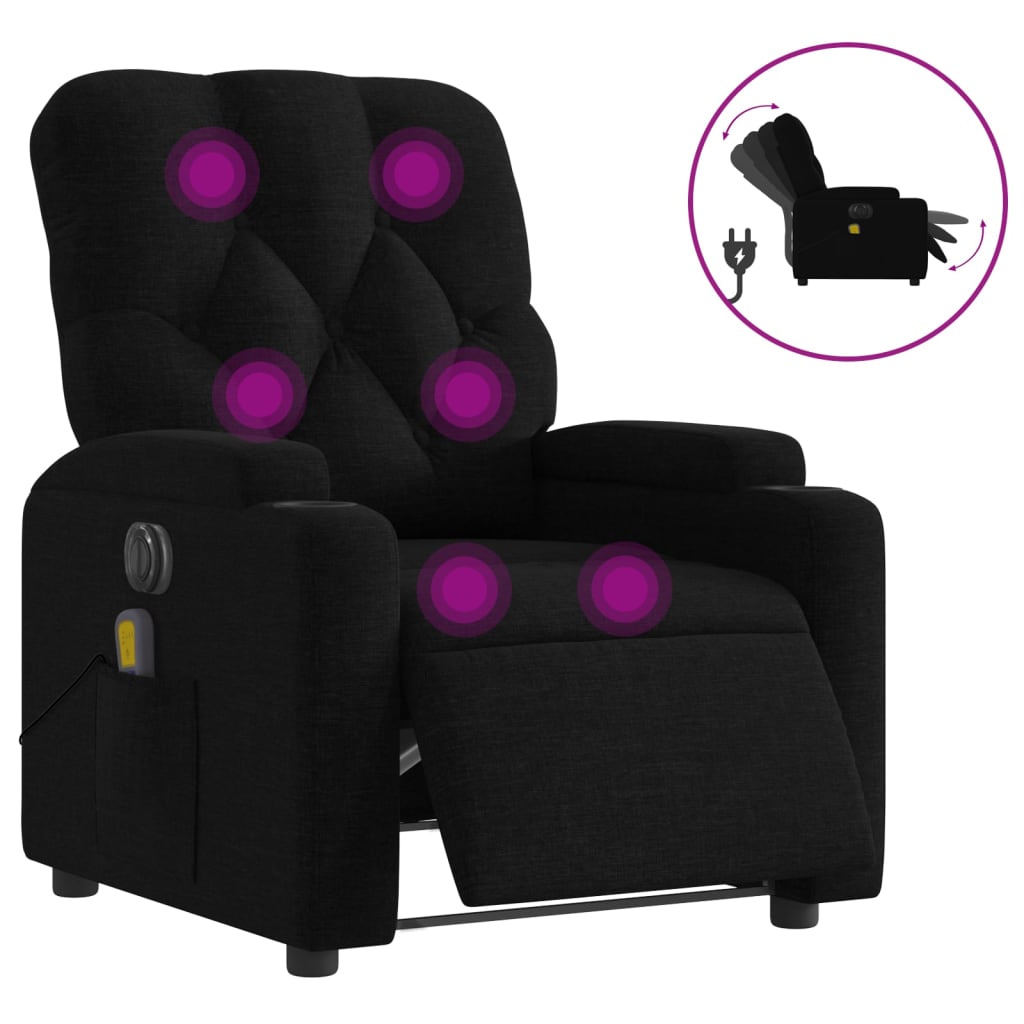 Fauteuil Massant Noir